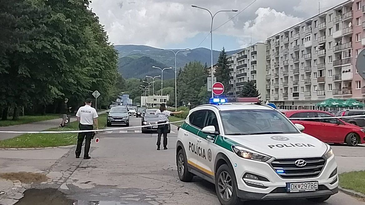 Útočník ve slovenské škole rozbil dveře a ubodal učitele. Zastřelili ho na útěku